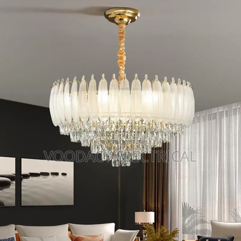 Modern Gold Chandelier