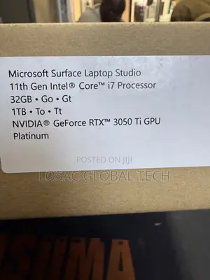 New Laptop Microsoft Surface Laptop Studio 32GB Intel Core i7 SSD 1T