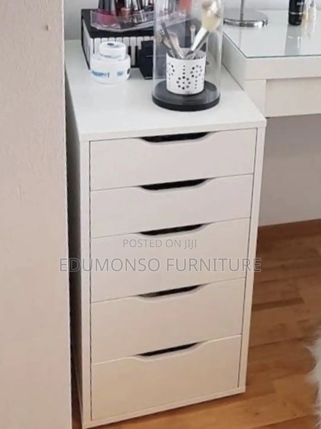 5 Drawer Locking File Cabinet Under Desk