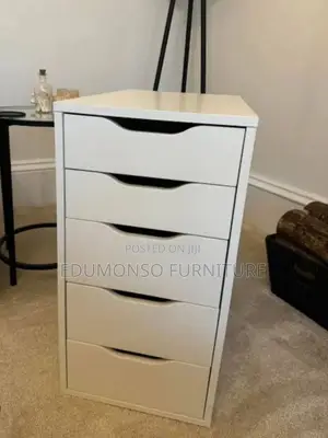 5 Drawer Locking File Cabinet Under Desk