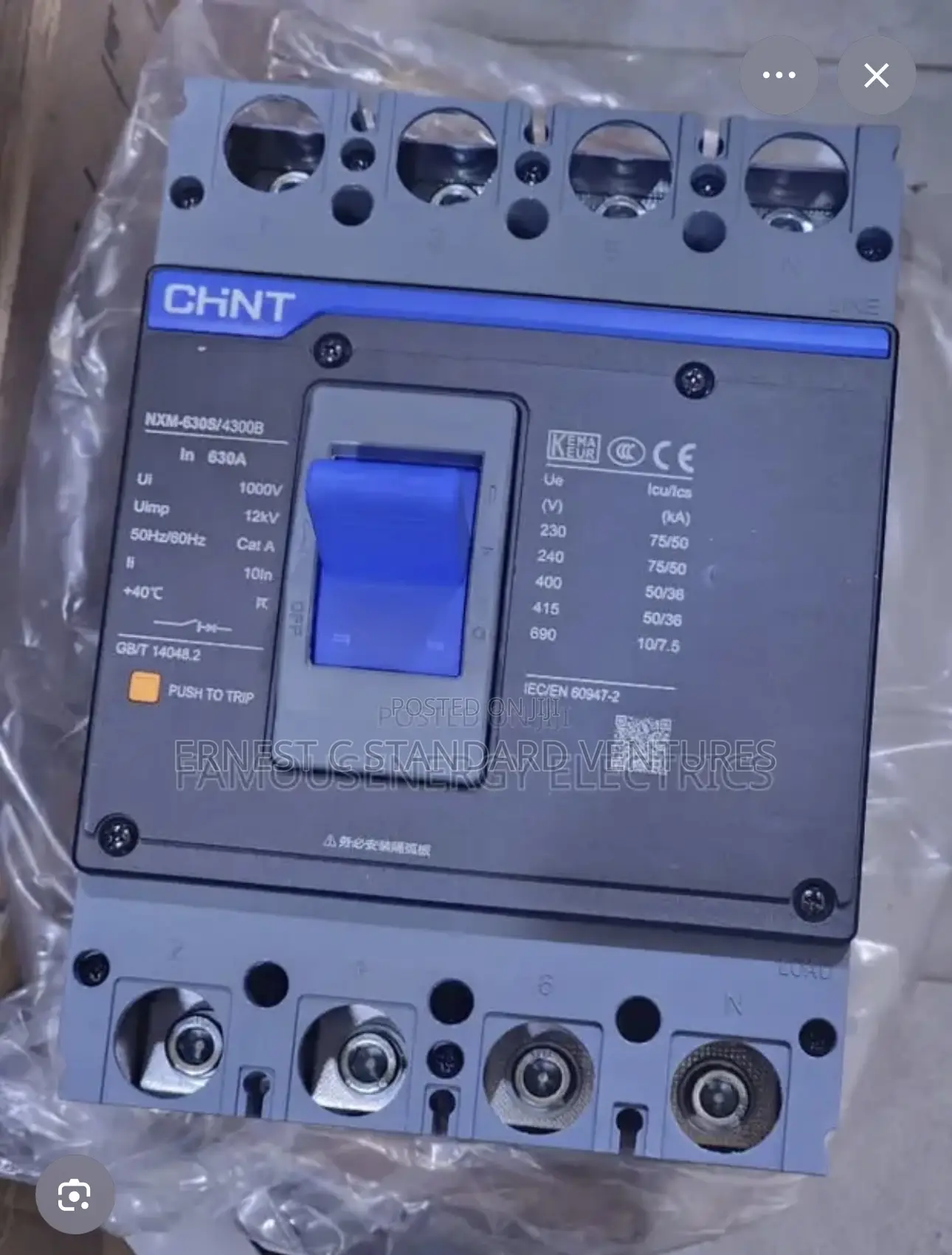 Chint Breaker 630a