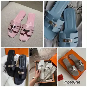 Luxury Hermes Kelly Slippers