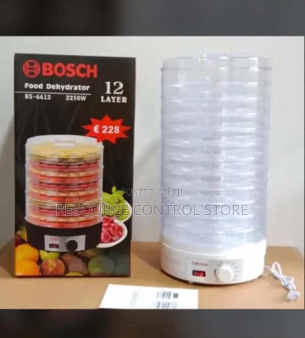 This Bosch 12-Layer Food Dehydrator Features Adjustable Temperature Se
