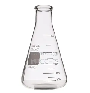 Pyrex Erlenmeyer Conical Flask, Narrow Neck, 500 Ml