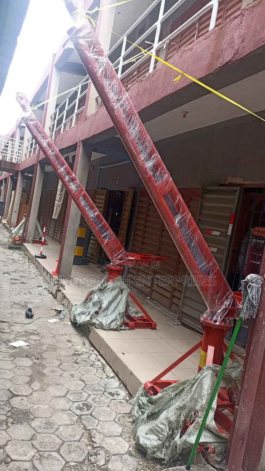 Complete Set of Site Crane With Electric Winch 1000kg