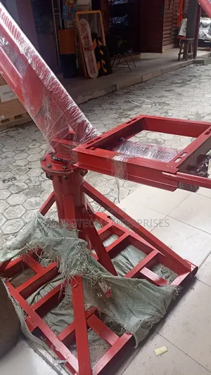 Complete Set of Site Crane With Electric Winch 1000kg