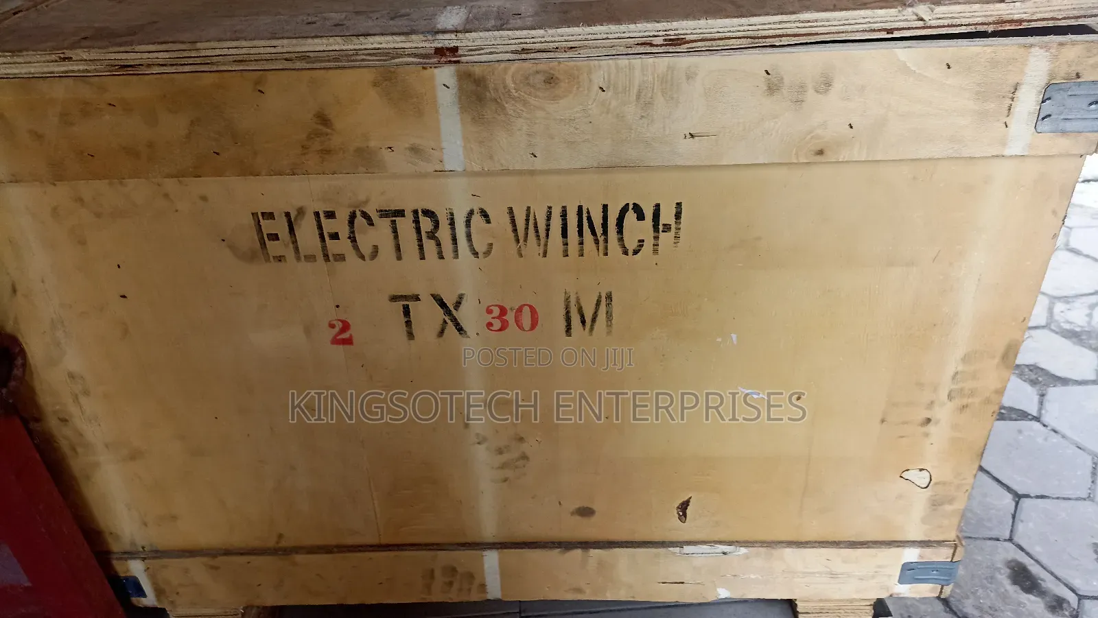 Complete Set of Site Crane With Electric Winch 1000kg