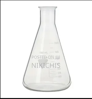 Pyrex Erlenmeyer Conical Flask, Narrow Neck, 1000 Ml