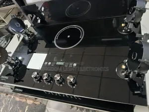 New Phima Inbuilt 4 Gas 1 Electric Flip-Up Gas Cooker 60x90cm Copper.