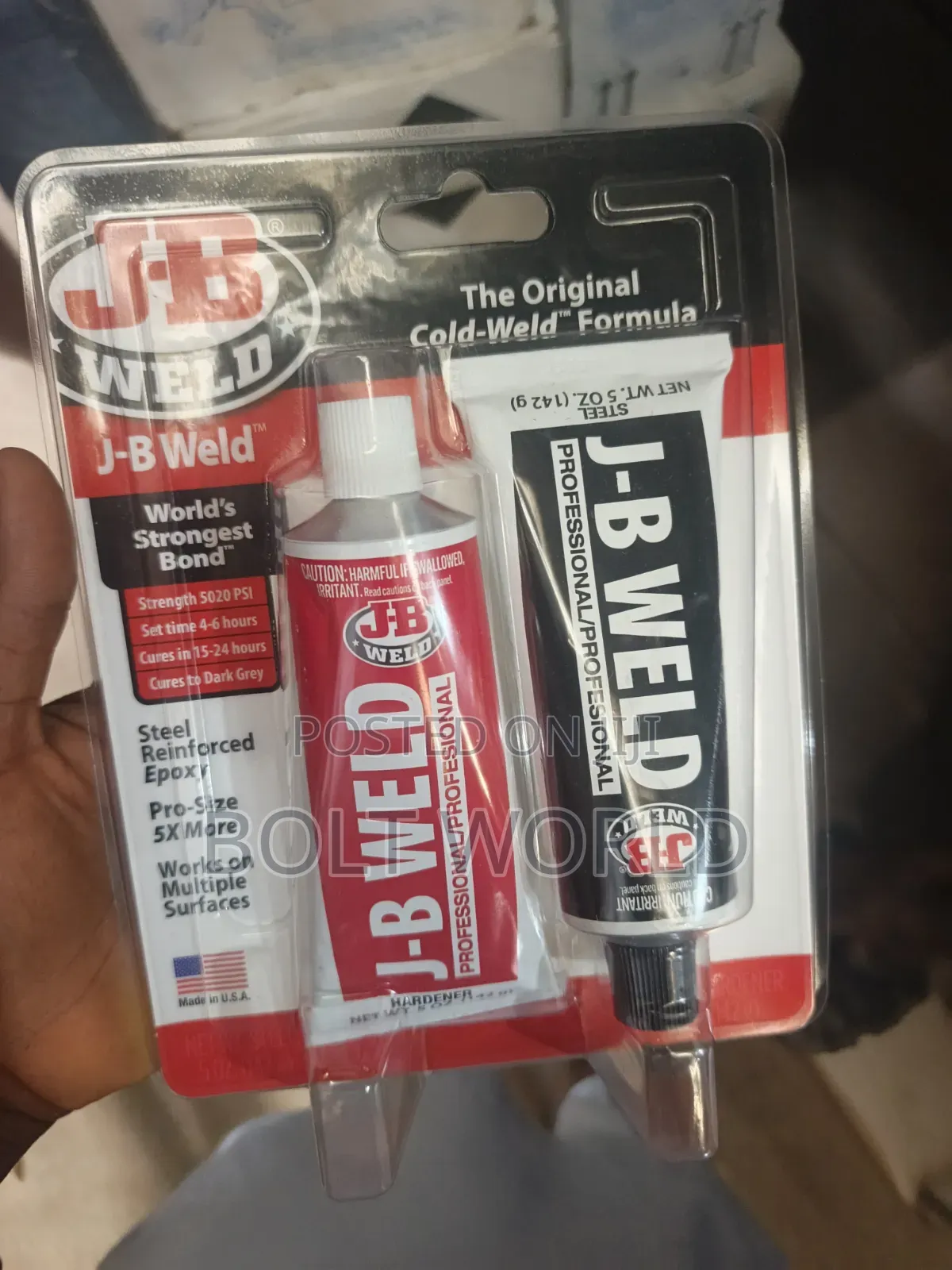 J B Weld Epoxy Big Size Original