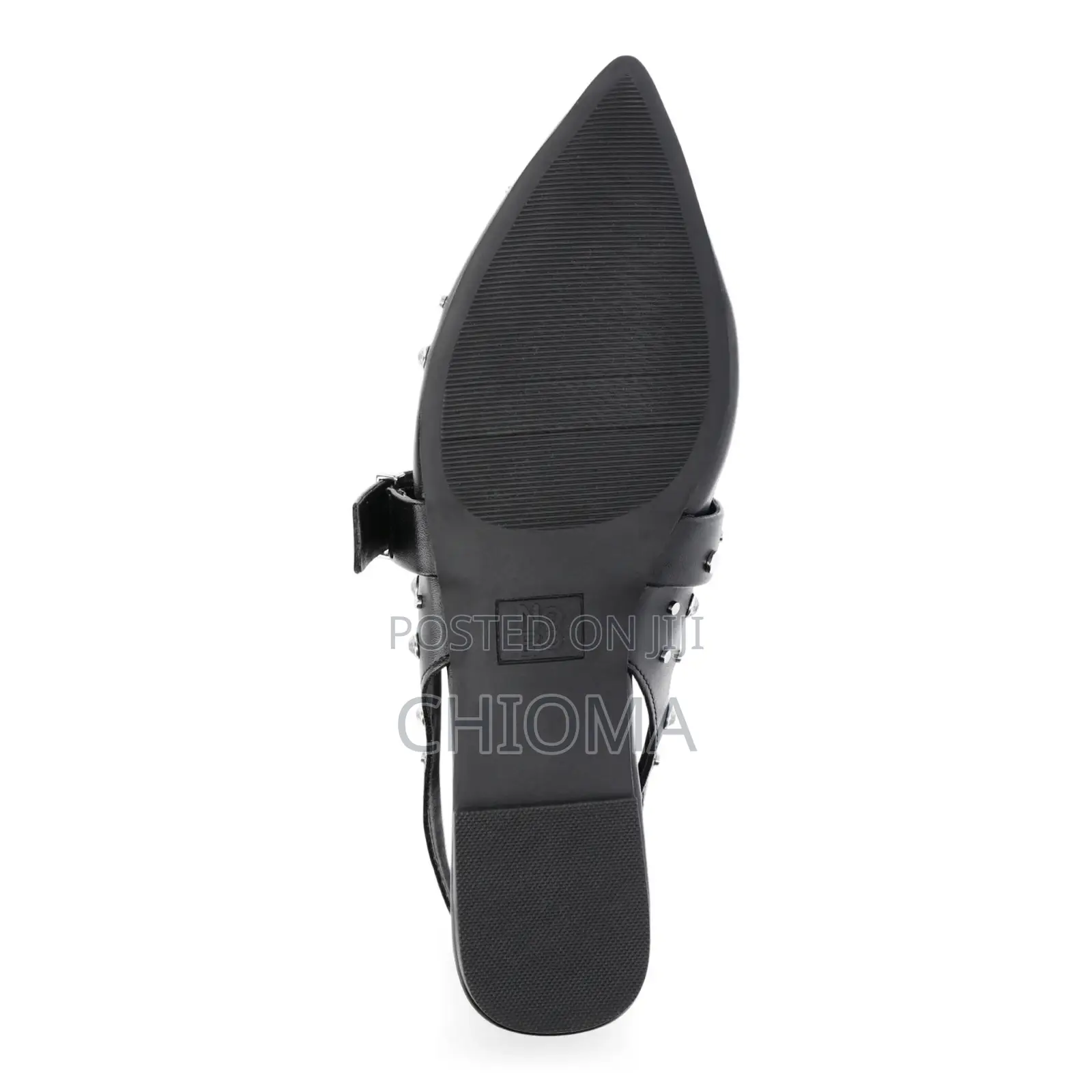 No Boundaries Women's Studded Slingback Flat Shoes