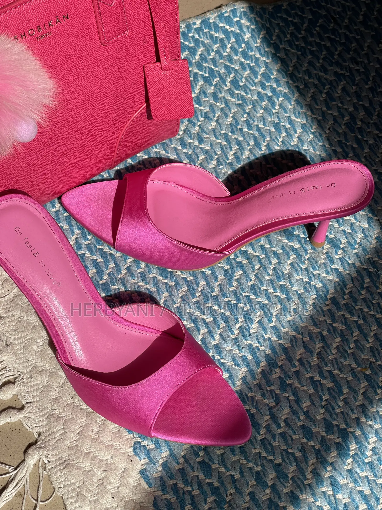 Sling Back Pink Shoe 3” Heel