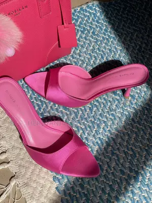Sling Back Pink Shoe 3” Heel
