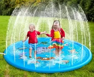 Splash Water Pad, Inflatable Sprinkler Water Mat Toys for Kids