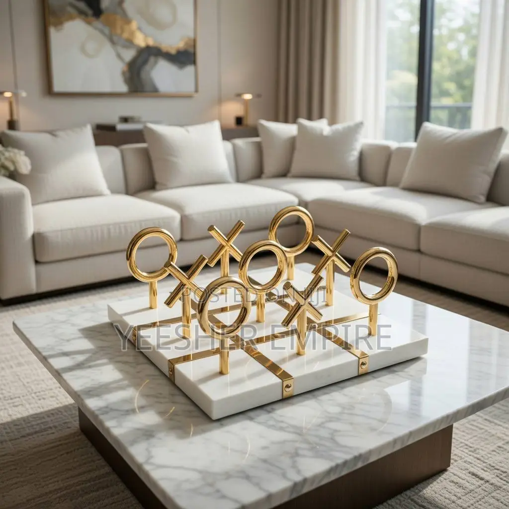 Luxury X and O Game Decor