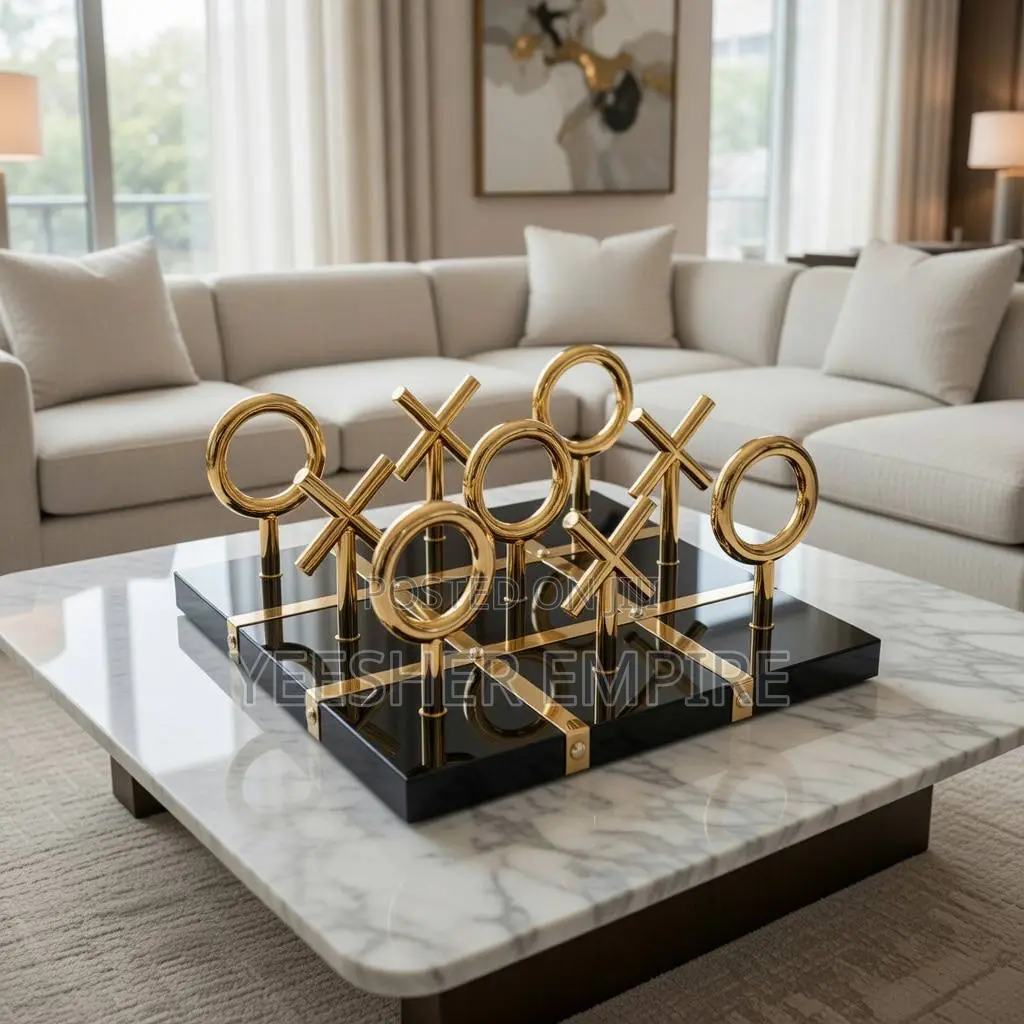 Luxury X and O Game Decor