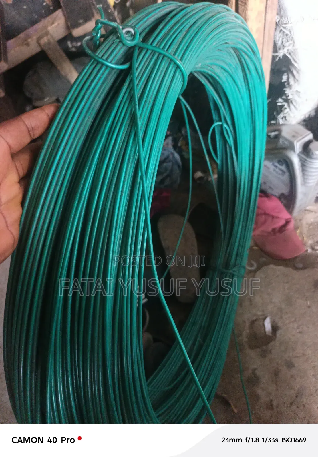 Robber Coated Stretching Wire