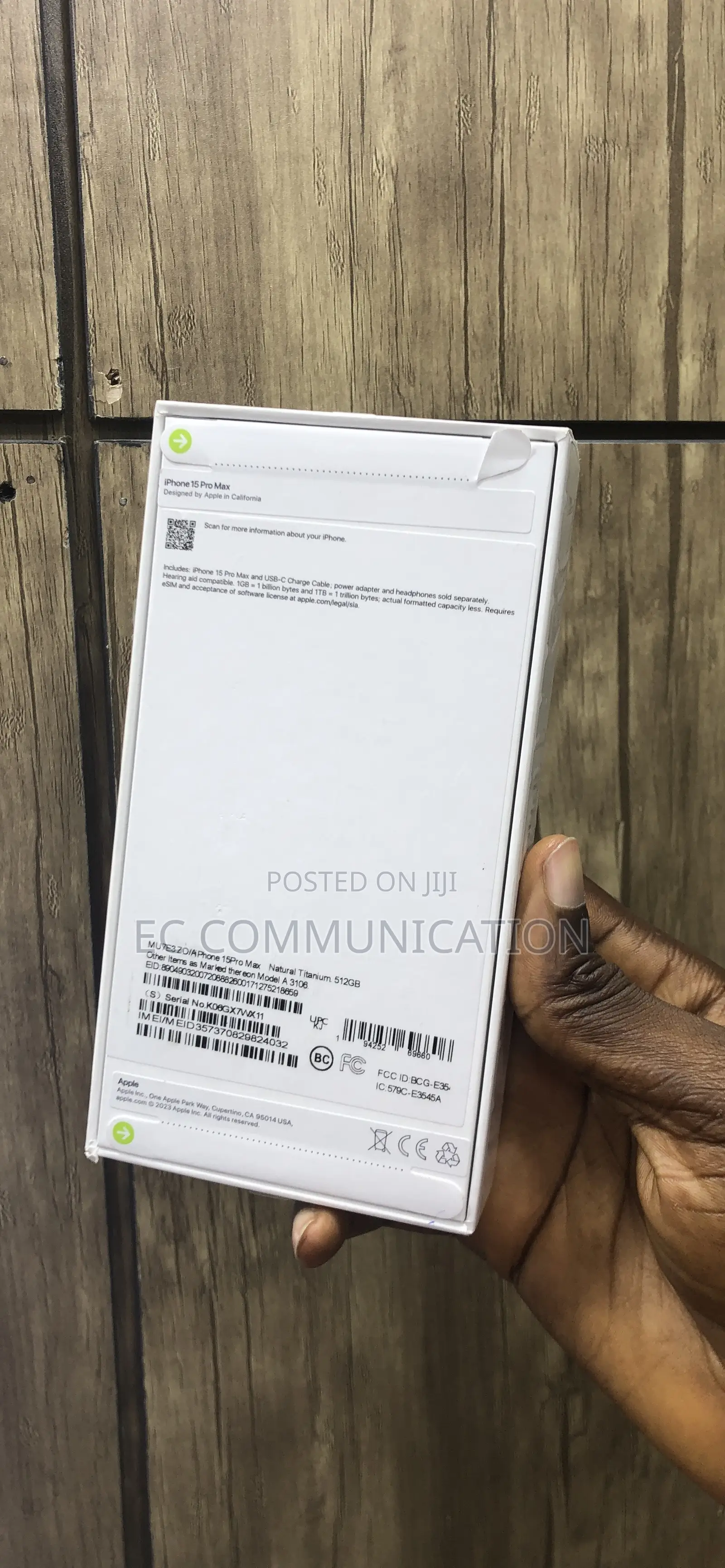 New Apple iPhone 15 Pro Max 512 GB Gray