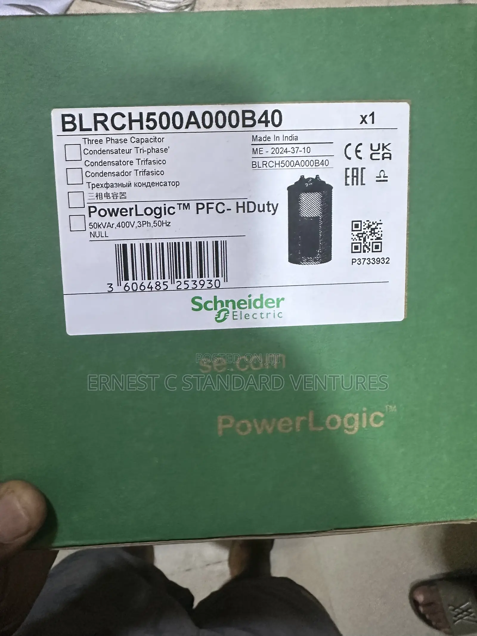 Schneider Capacitor 50kva
