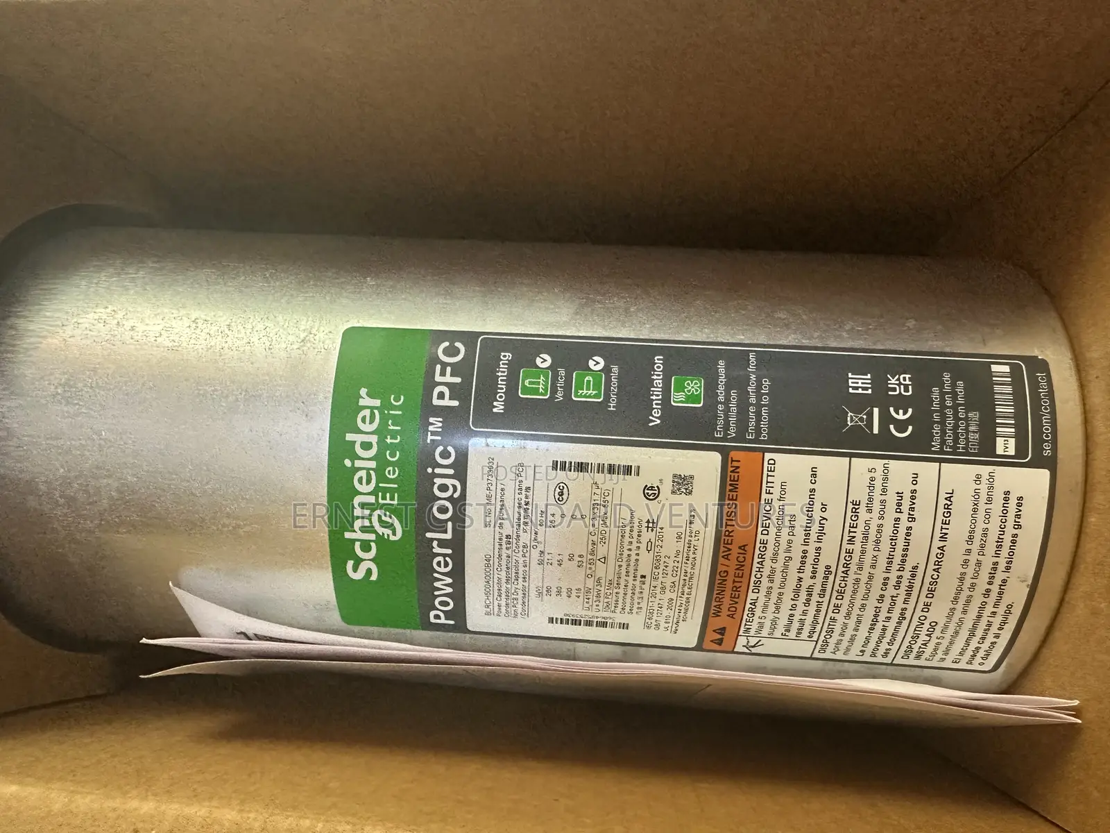 Schneider Capacitor 50kva