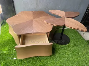 Luxury Wooden Living Room Coffee Center Table Single Side Stool
