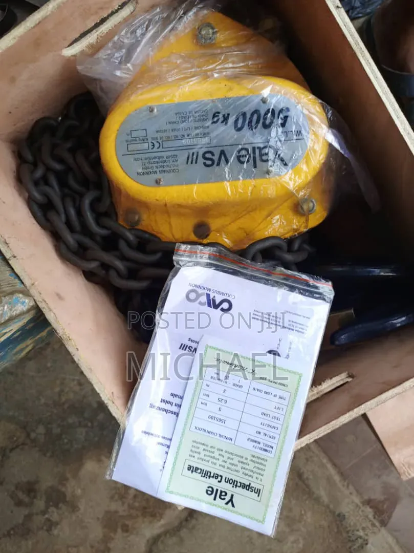 5 Tons by 3m Chain Hoist