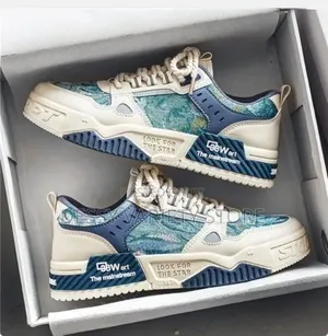 Alagzi New Young Fashion Trendy Board Shoes - Blue