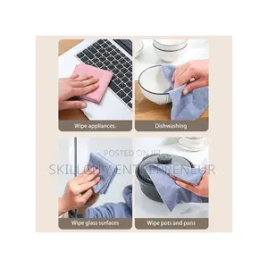 Reusable Microfiber Cleaning Towels