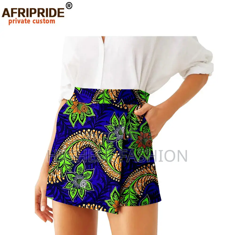 Loose High Waist Ankara Short