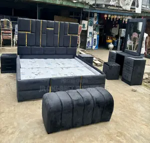 Assured Quality 6 by 6 Upholstery HDF Bedframe Set