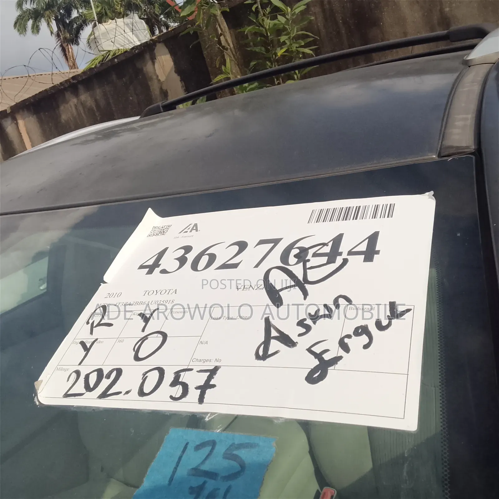 Toyota Venza 2010 Gray
