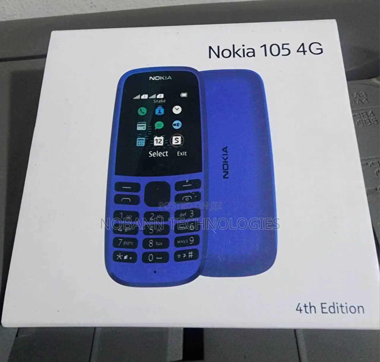 New Nokia 105 4G Black