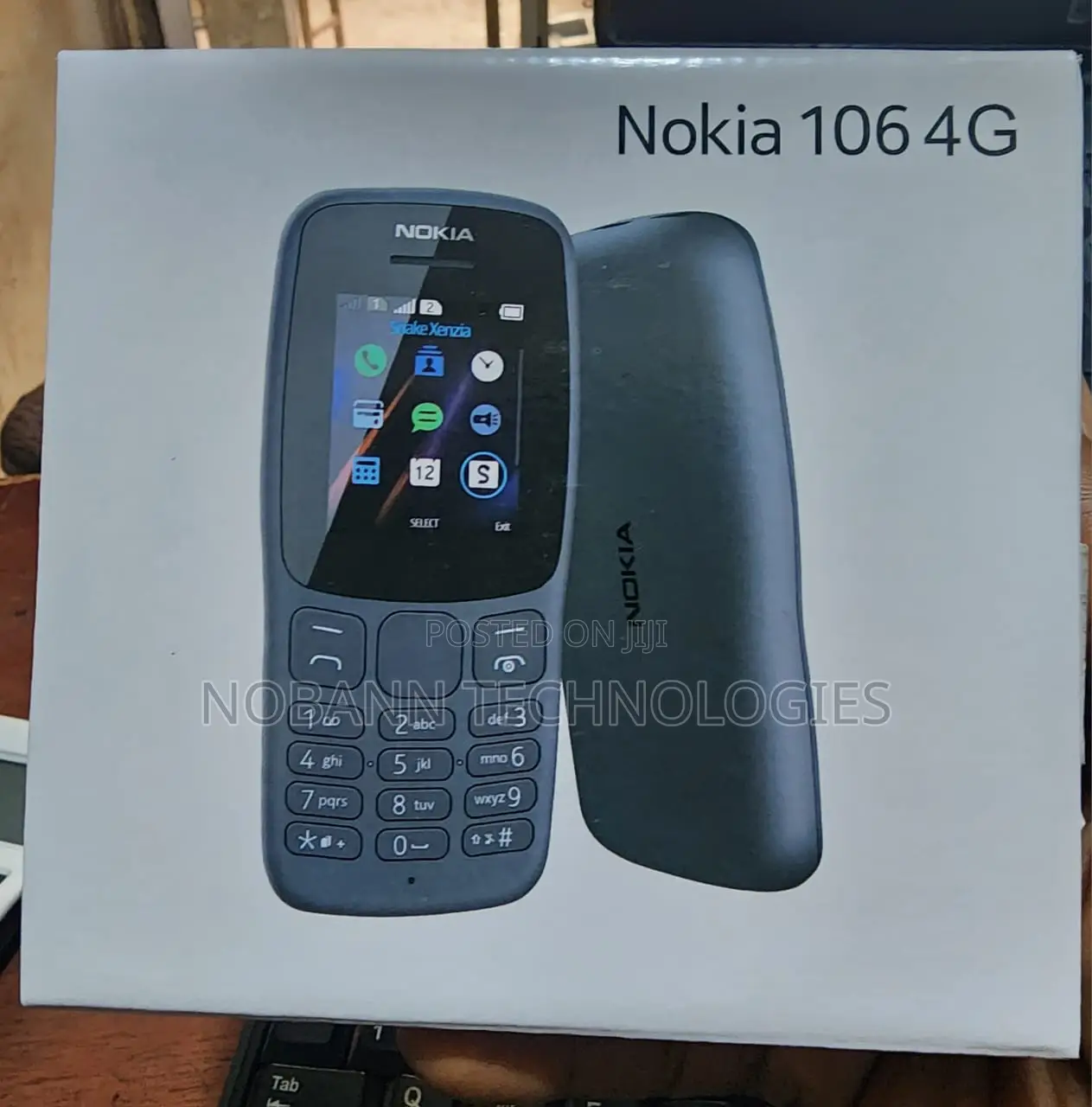 New Nokia 106 Black