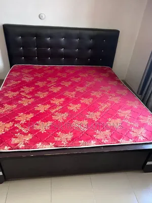 6 by 6 Bedframe and Orthopedic Mattress