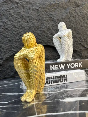 Mosaic Thinker Decor Piece