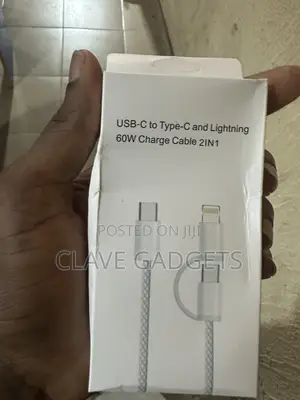 2in1 Usb C-C/C-Lighting Cord