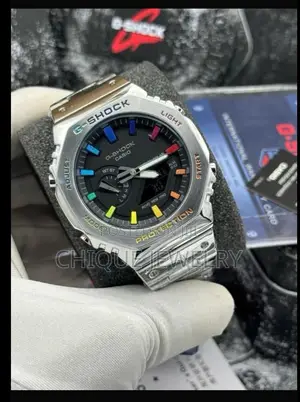 Silver G Shock Ga 2100