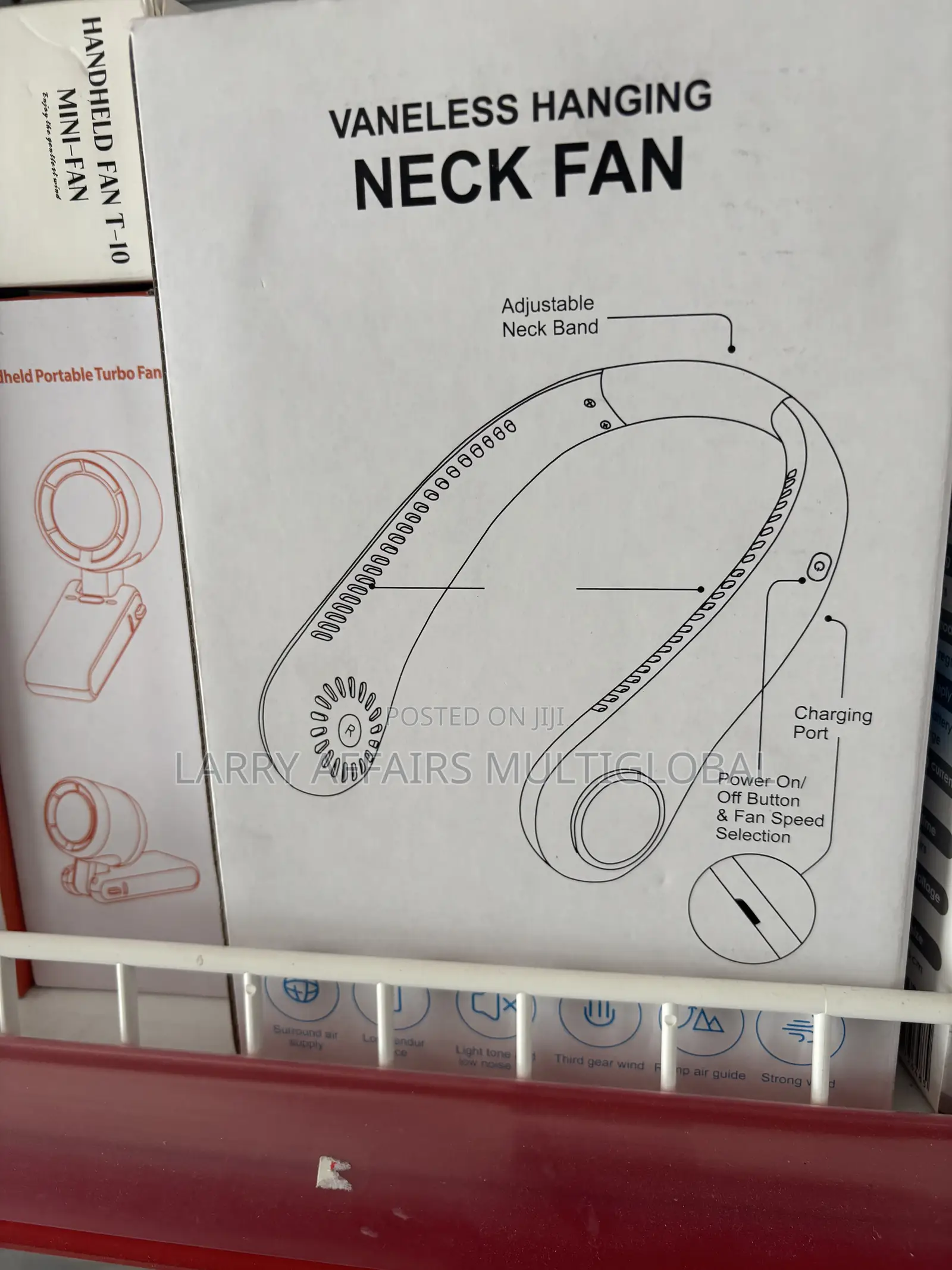 Vaneless Hanging Neck Fan