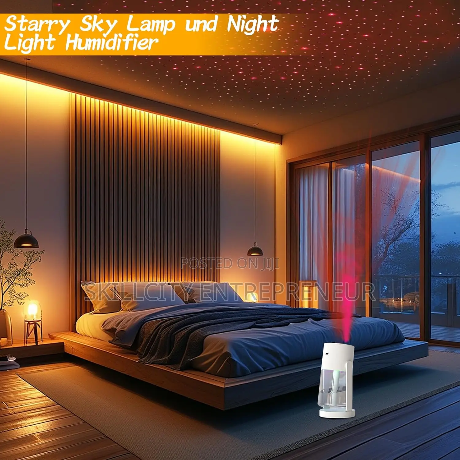 Starry Sky Humidifier And Aroma Diffuser