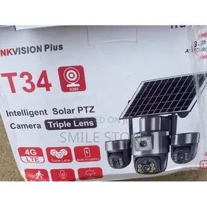 High Quality 3lense Rotate V380 Triple Lens Ptz Solar Camera