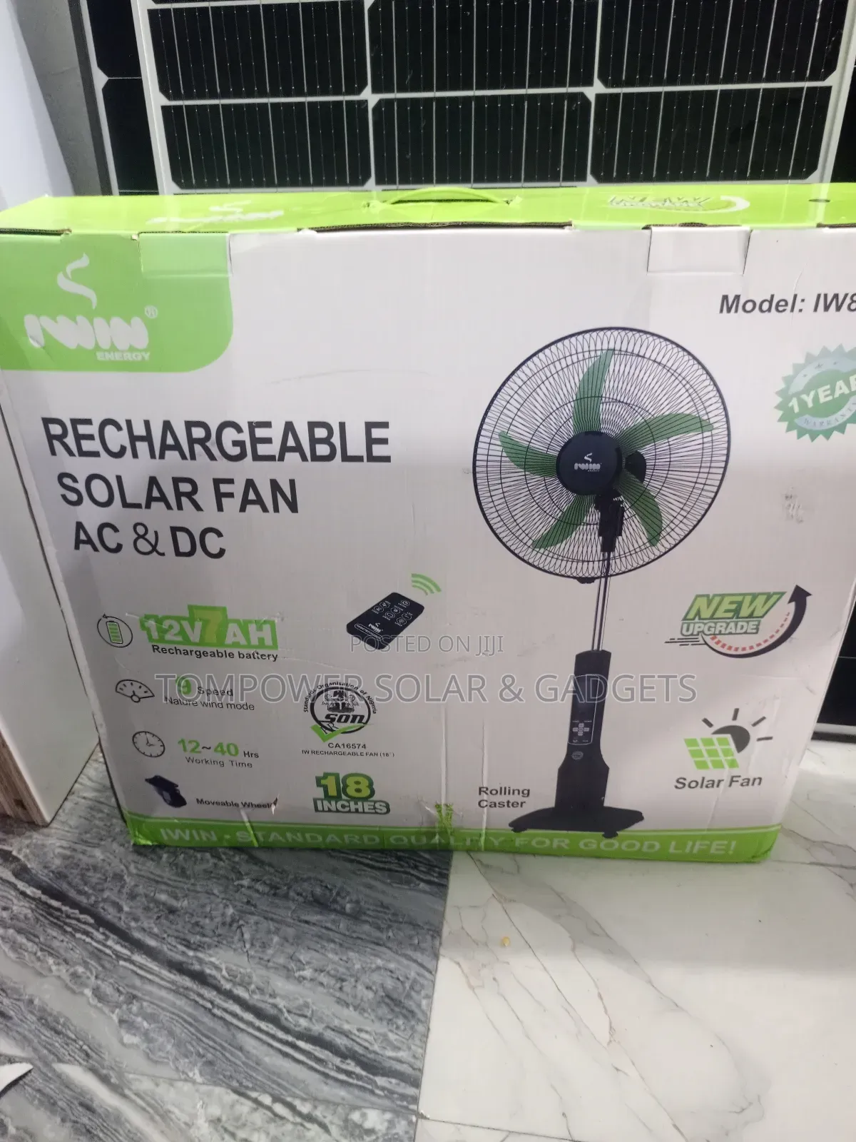 I Win Rechargeable Fan