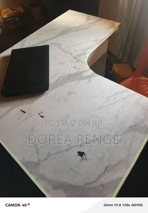 Huge Curve White Table