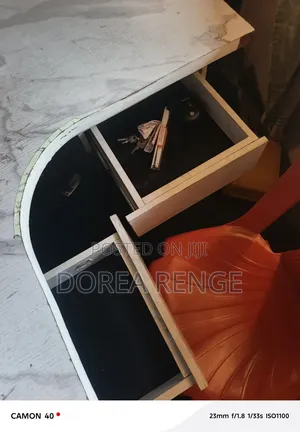Huge Curve White Table