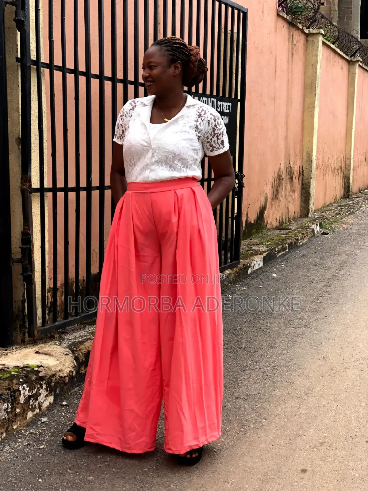Plain Palazzo Pants by Hormorba Wears
