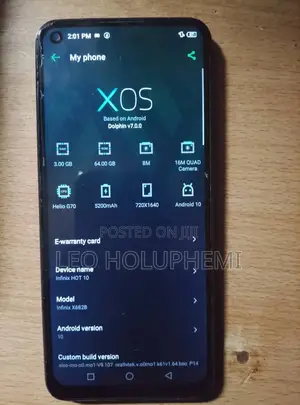 Infinix Hot 10 64 GB Purple