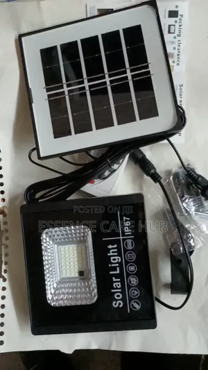 500w Solar Flood Light With Solar Panel Remote Control