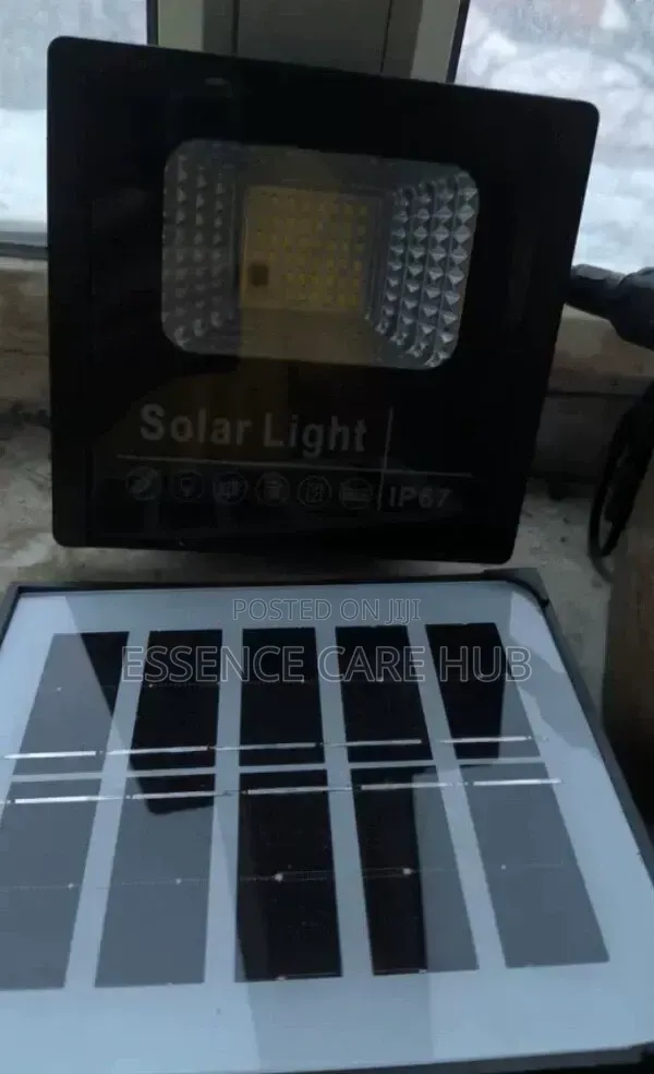 500w Solar Flood Light With Solar Panel Remote Control
