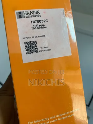 Hanna 1382ppm TDS Calibration Solution Hi70032c 25x20ml