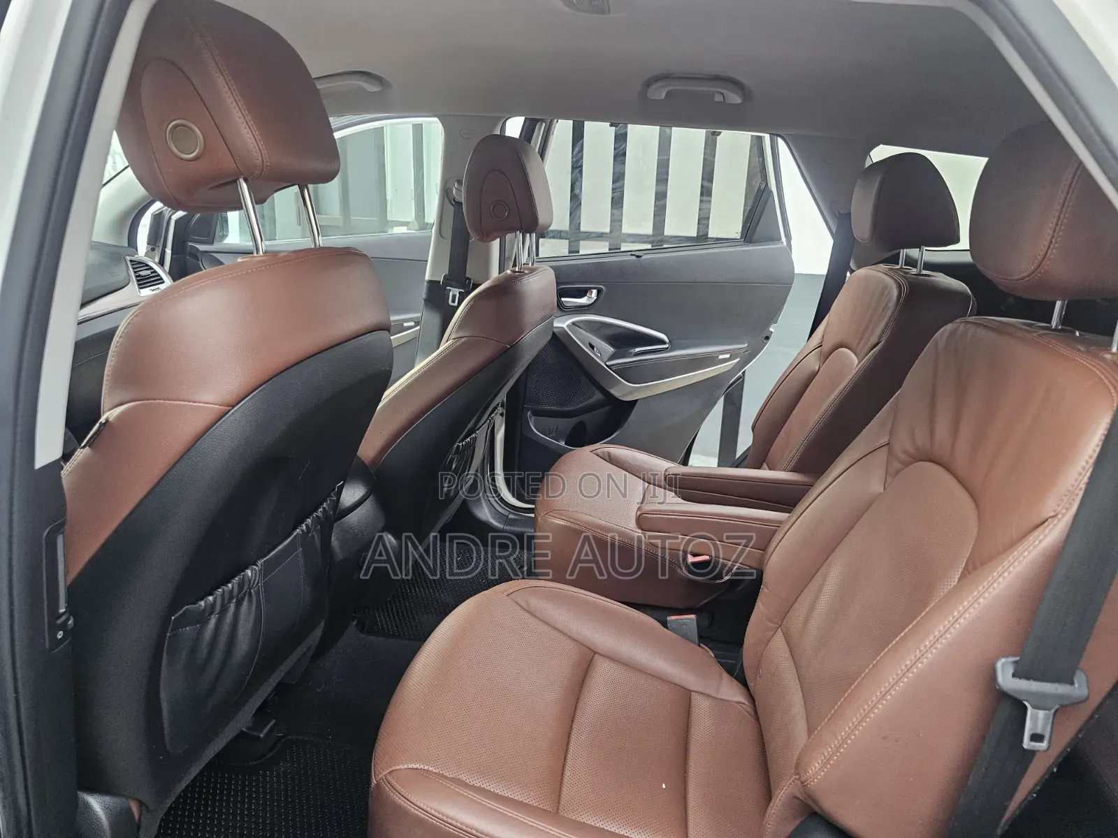 Hyundai Santa Fe Limited 4dr SUV AWD (3.3L 6cyl 6A) 2015 White