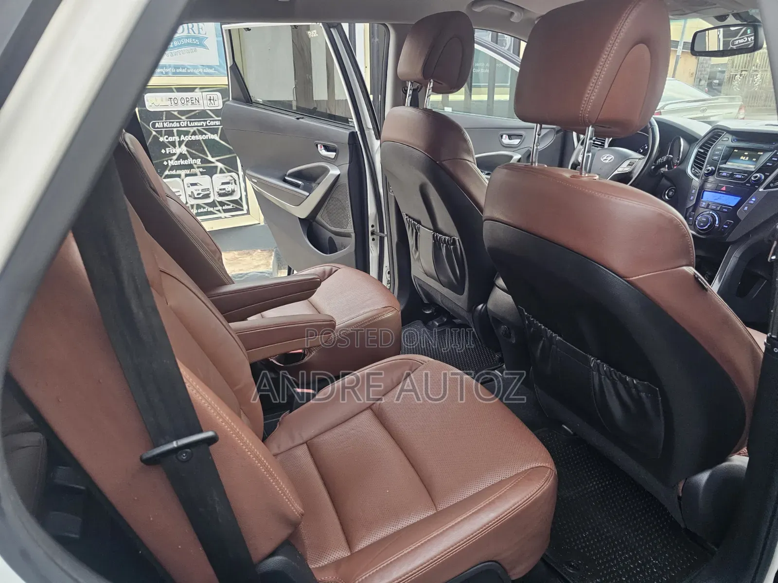 Hyundai Santa Fe Limited 4dr SUV AWD (3.3L 6cyl 6A) 2015 White